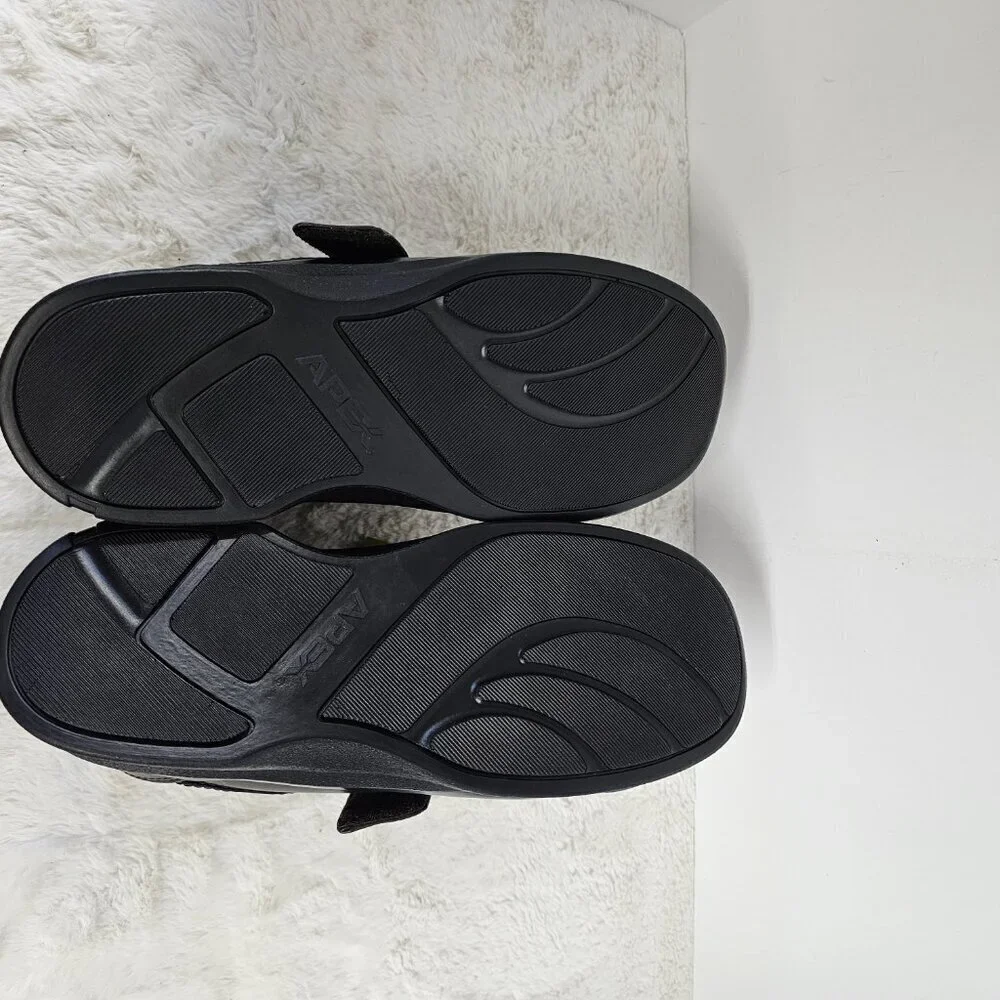 NWT Men's Apex Brown Ambulator Single Strap Casual Comfort Orthopedic Shoe 10.5W